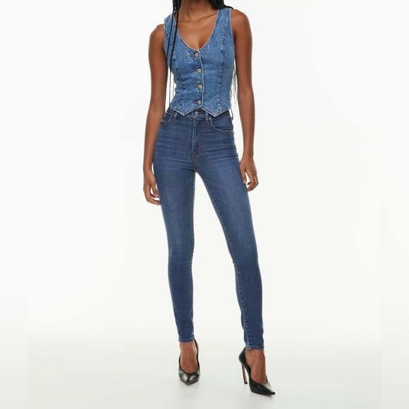 Denim Forum Denim - (SOLD) DENIM FORUM Lola High Rise Skinny Size 28